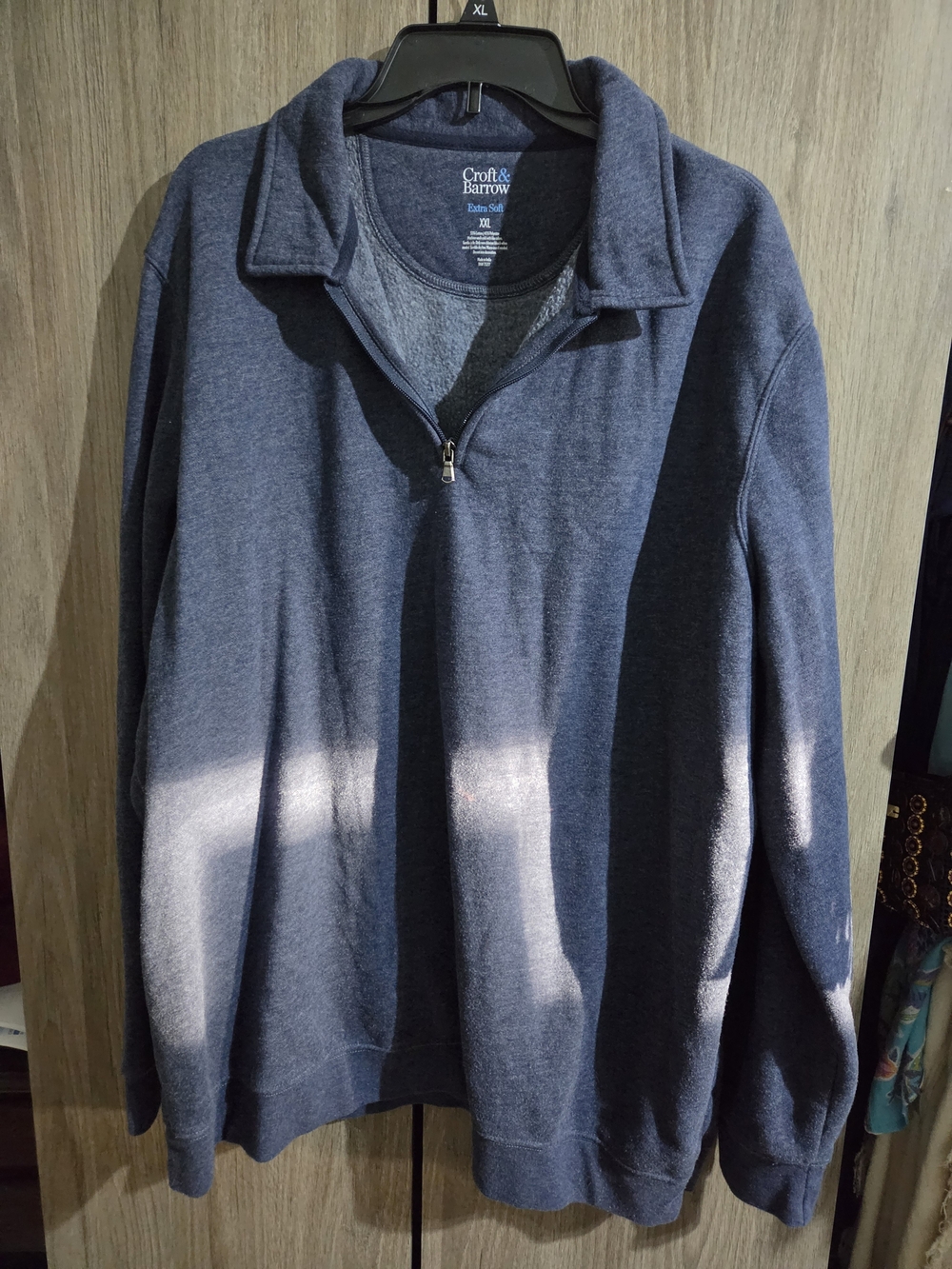 croft & barrow Men's Half-Zip Sweater Jacket - Navy